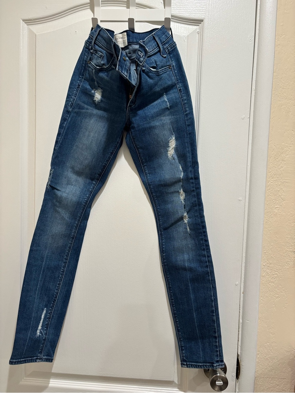 McGuire Denim Skinny Distressed Blue Jeans